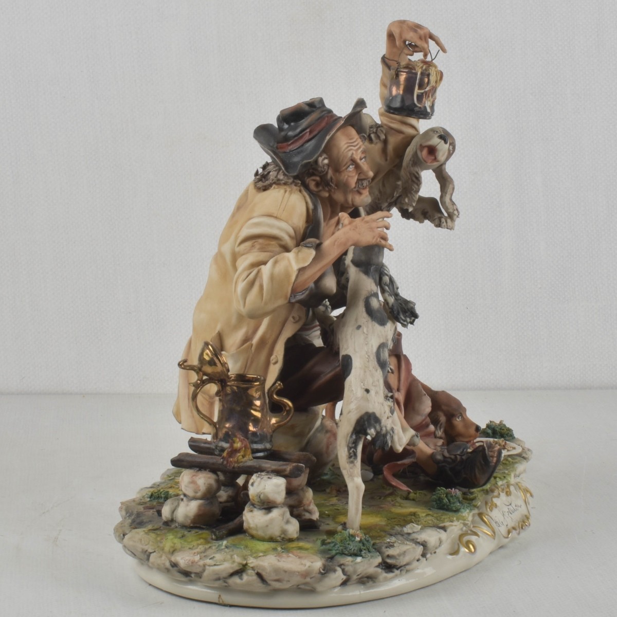 Italian Capodimonte Porcelain Sculpture