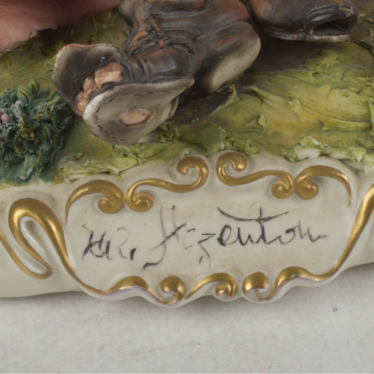 Italian Capodimonte Porcelain Sculpture