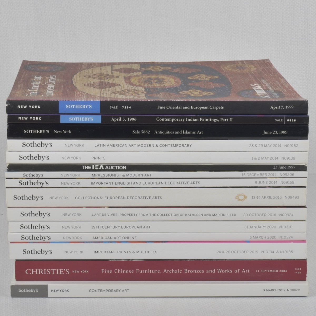 Sotheby's Auction Catalogs