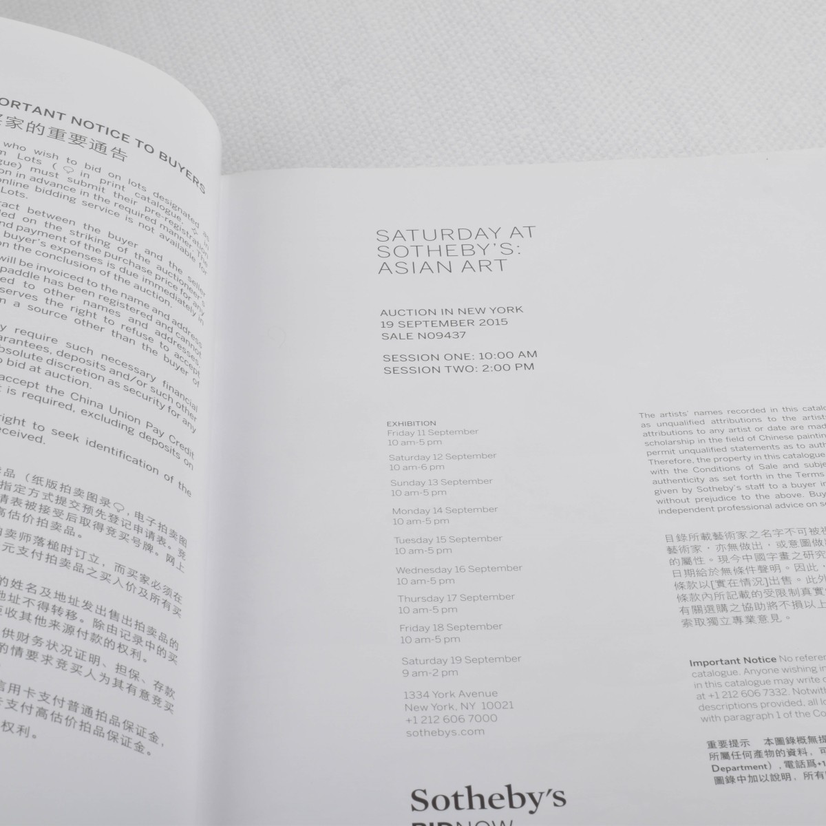 Sotheby's Auction Catalogs
