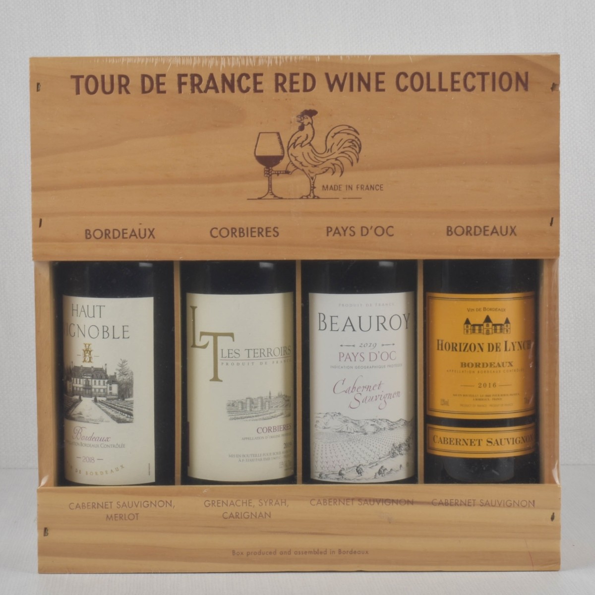 Bottles of French Wine
