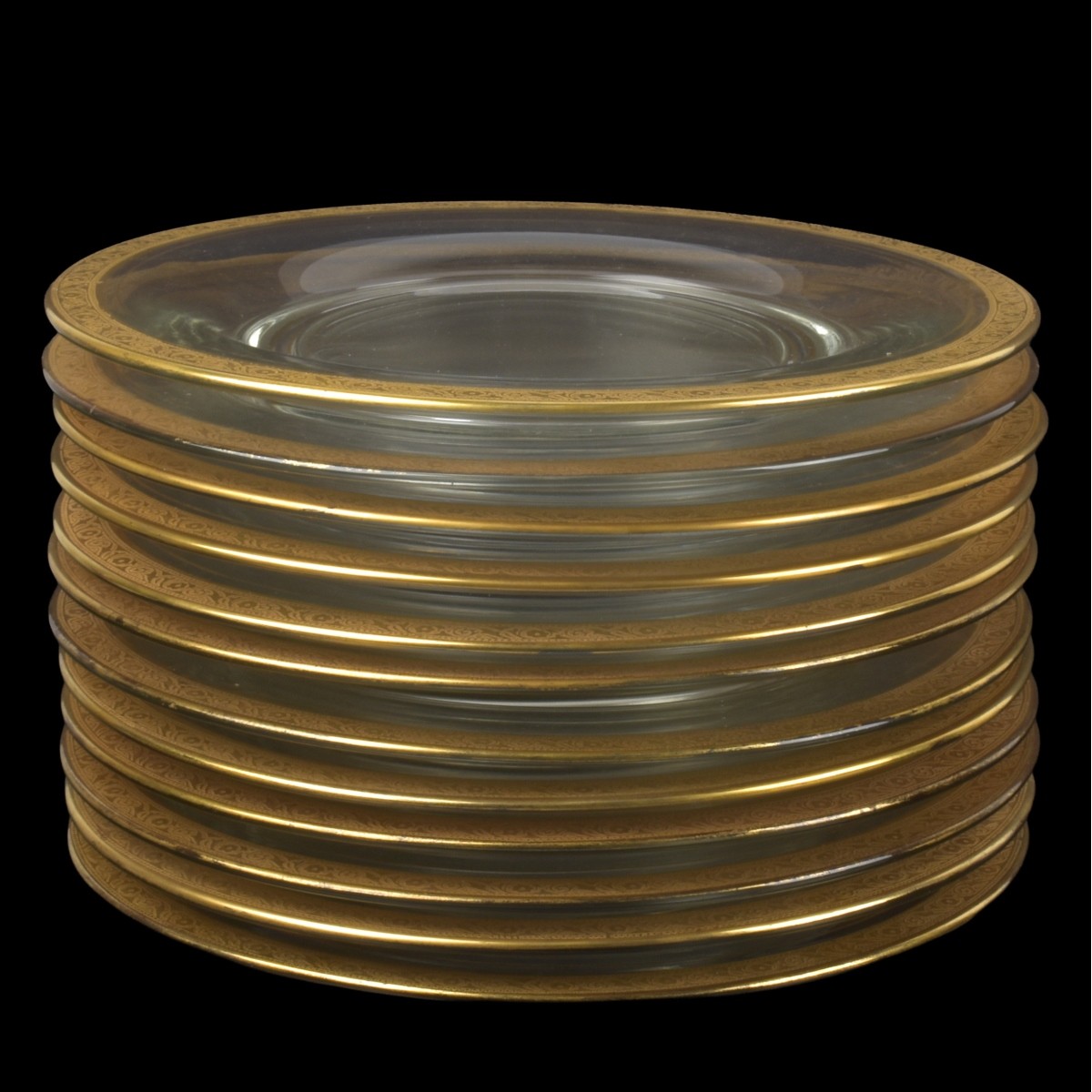 Tiffin Franciscan Glass Plates