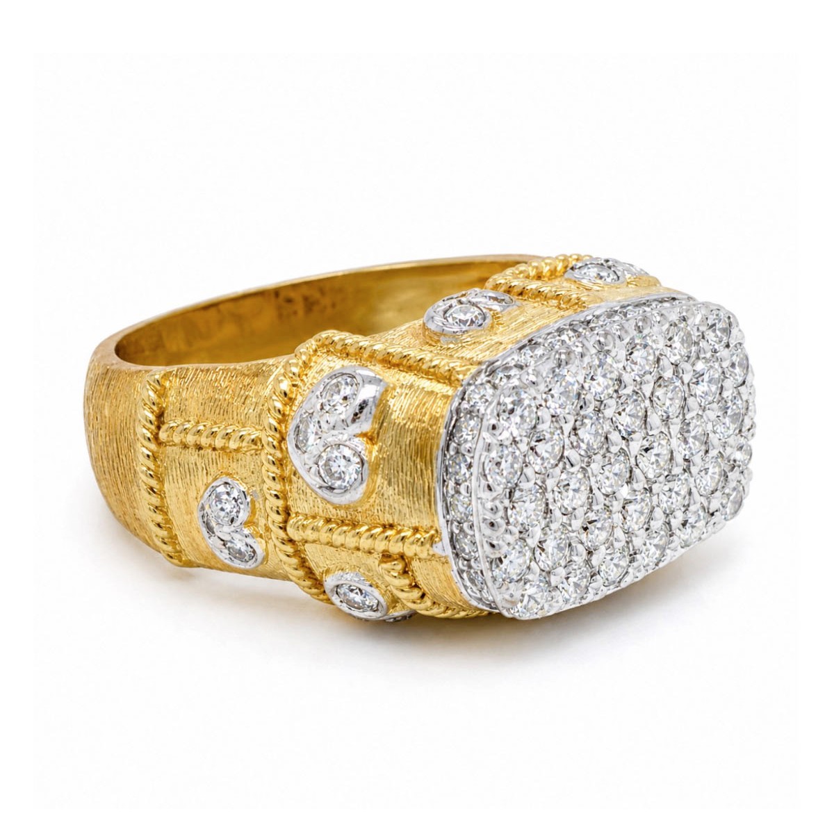 Diamond and 18K Ring