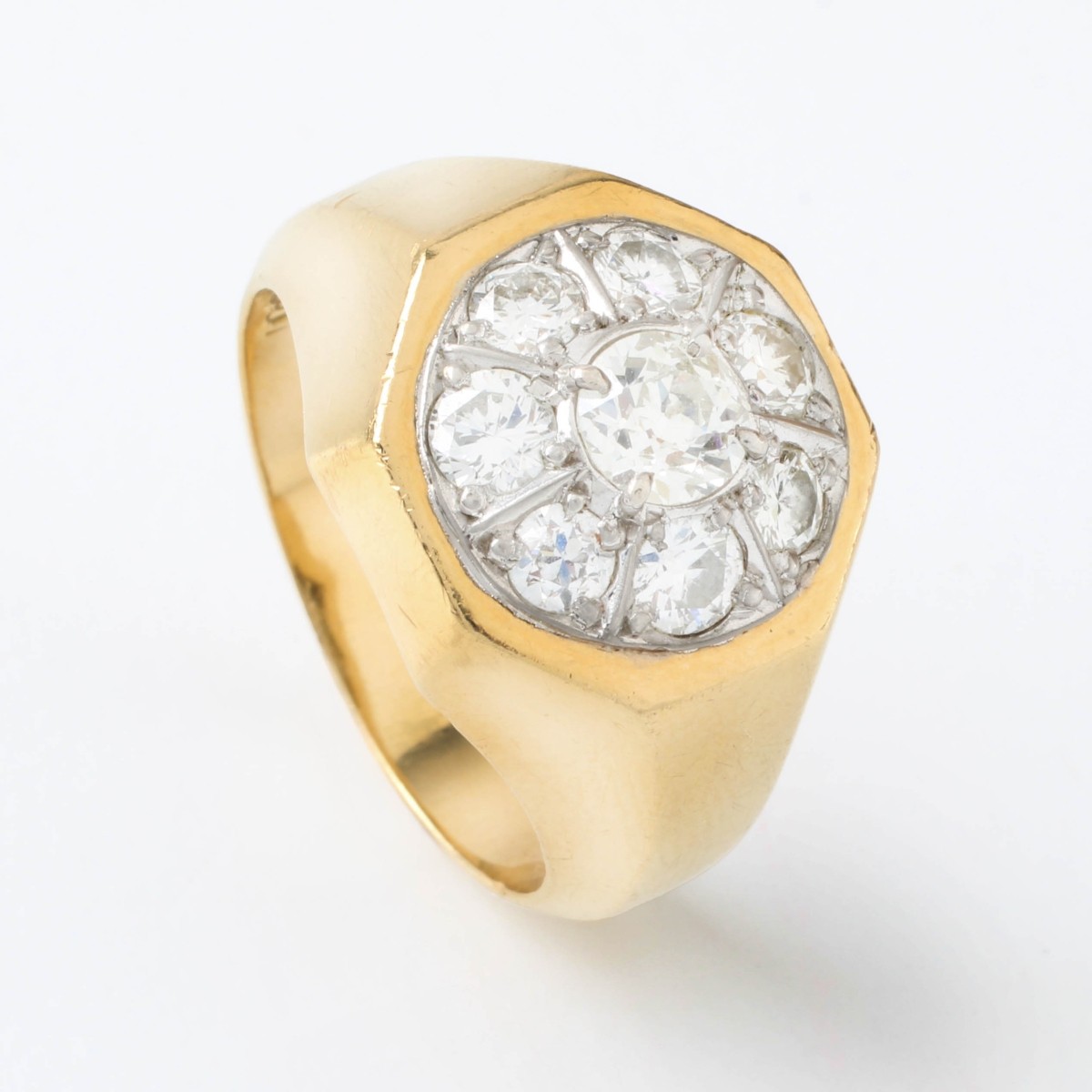 Diamond and 18K Ring