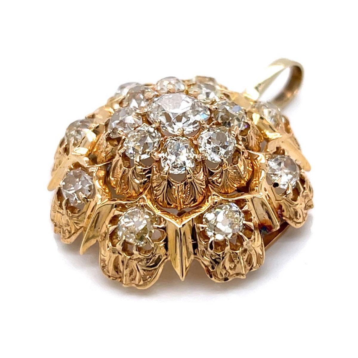 Diamond and 18K Pendant