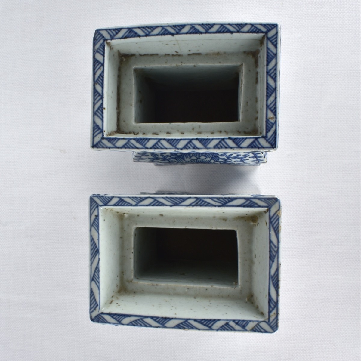 Chinese Blue and White Incense Burners