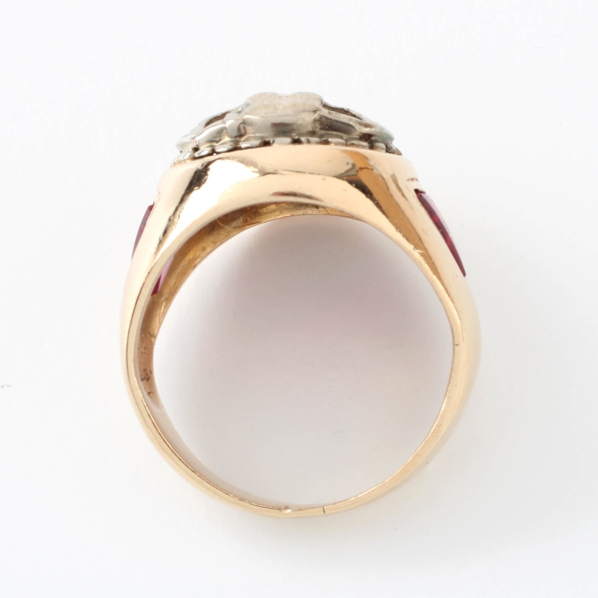 Deco Diamond and 12K Ring