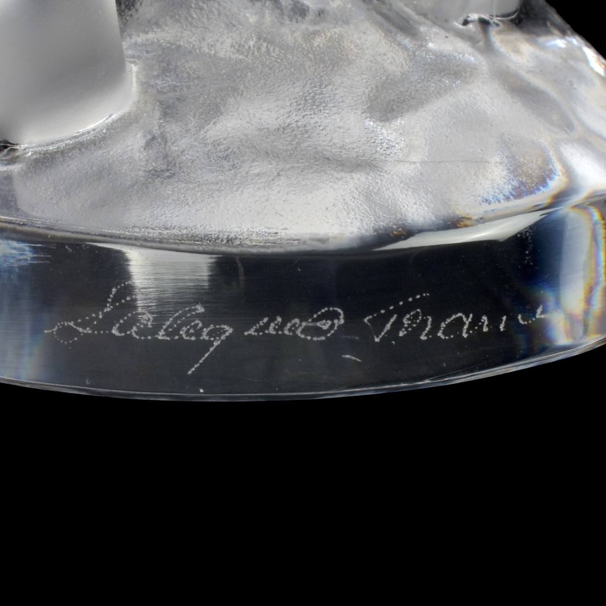 Lalique France "Two Dancers" Sculpture