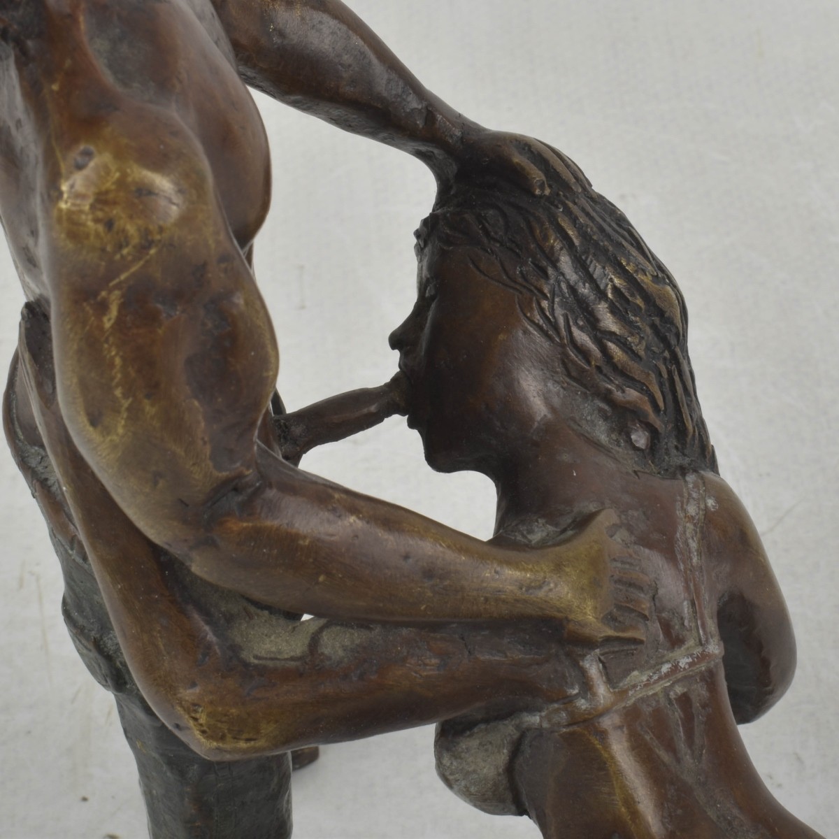 M. Nieto Erotic Bronze Sculpture