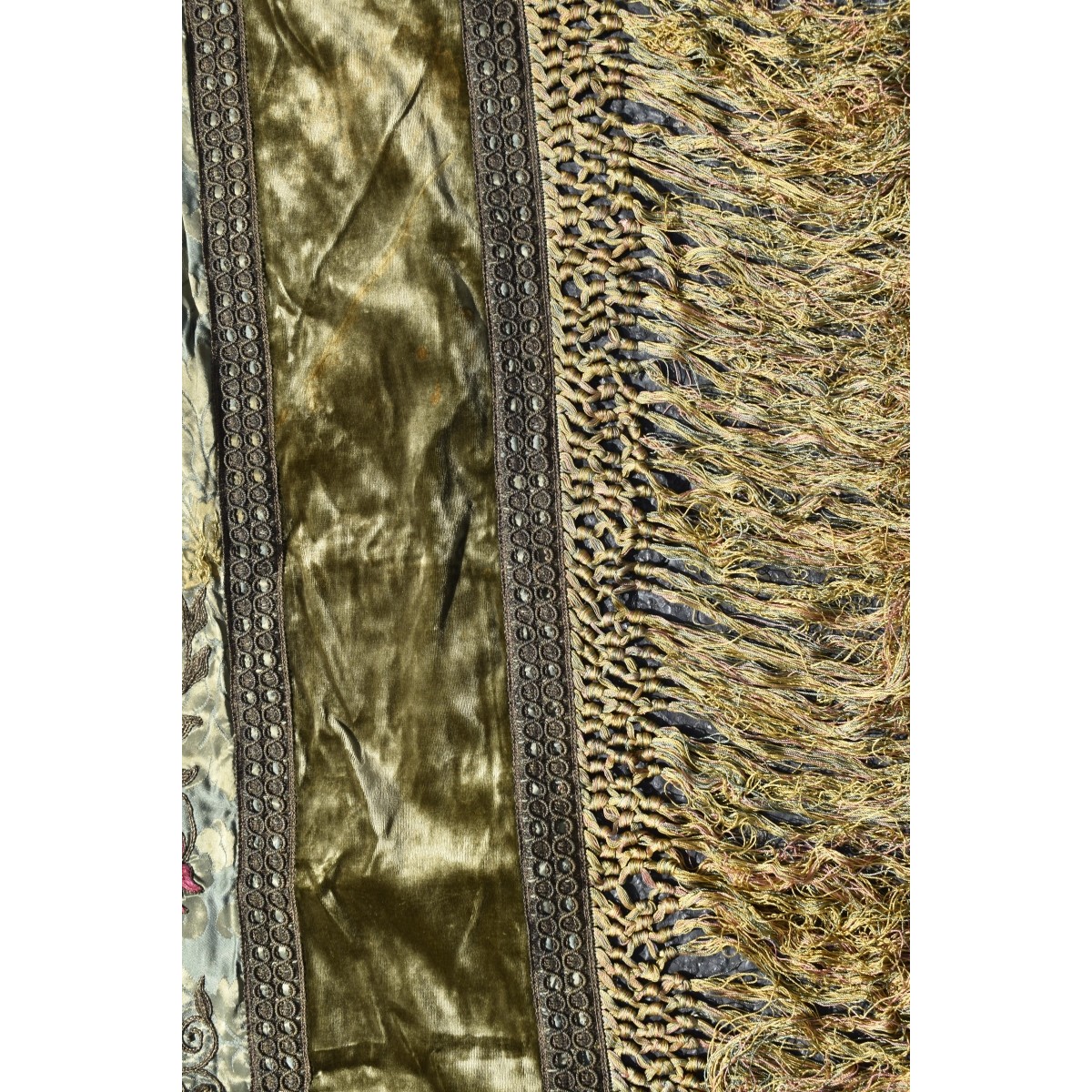 Early 20th CenturyFringe Piano Shawl