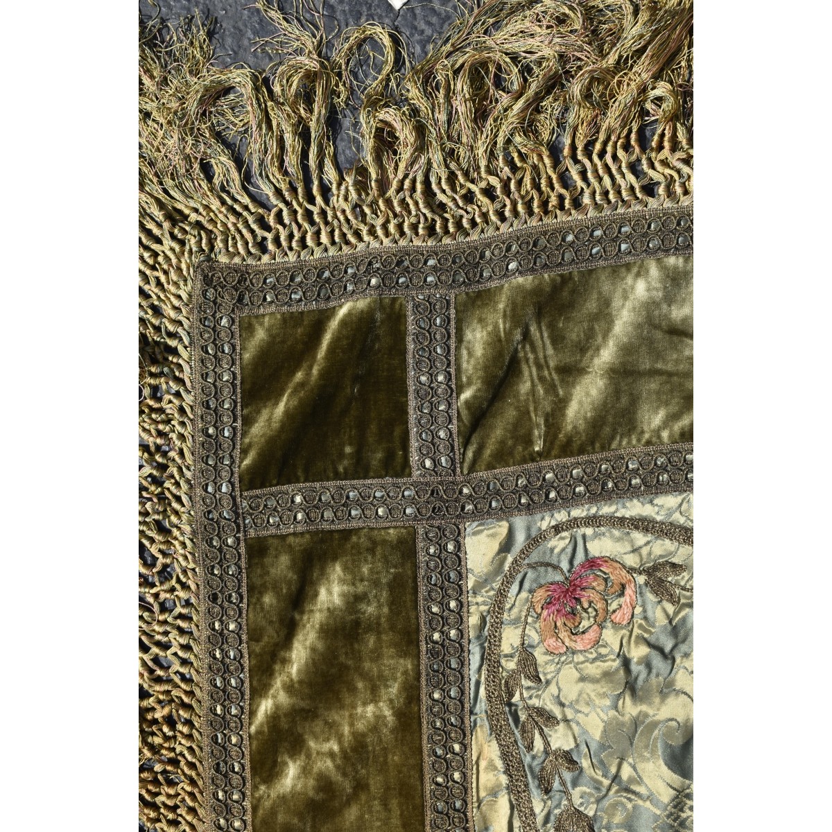 Early 20th CenturyFringe Piano Shawl