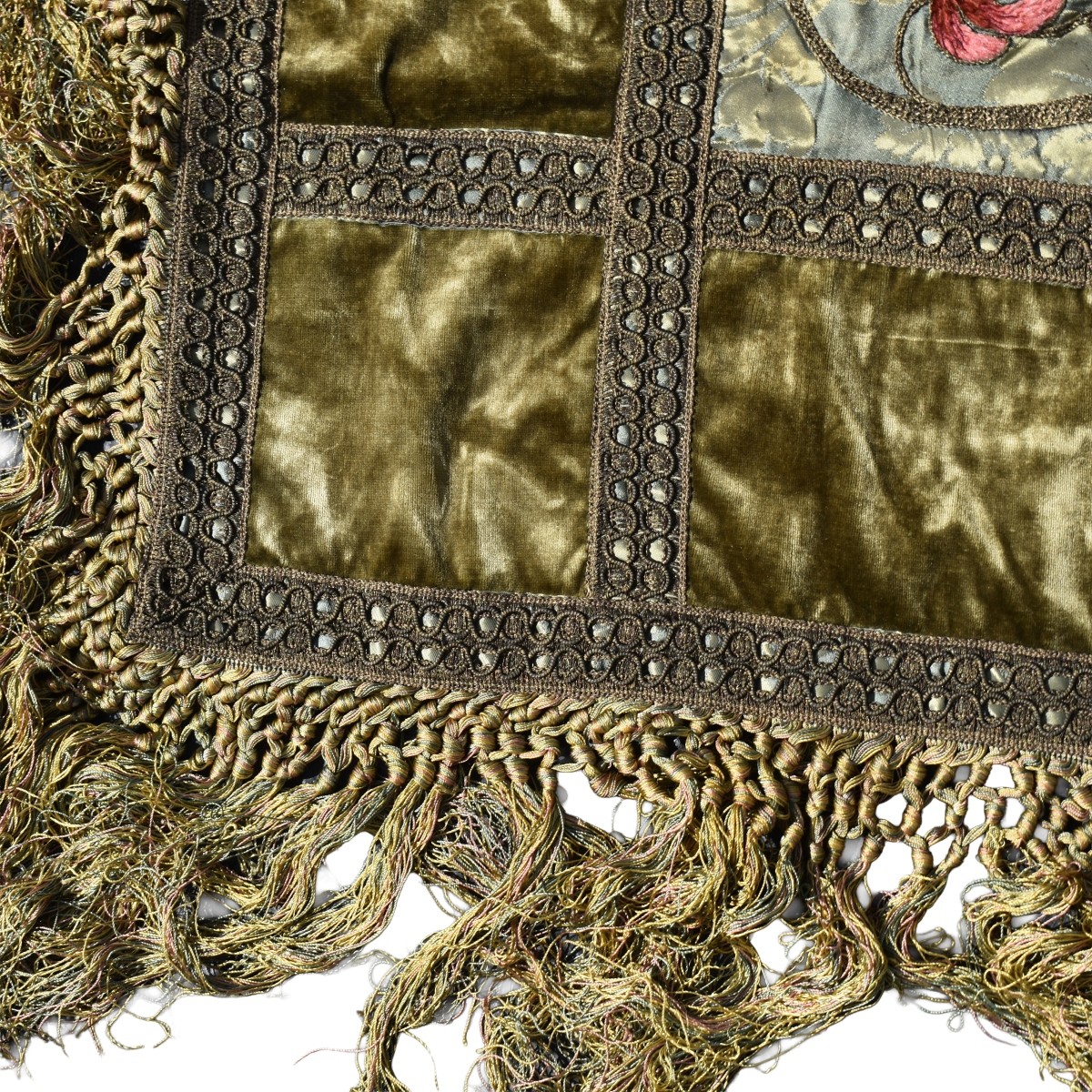 Early 20th CenturyFringe Piano Shawl