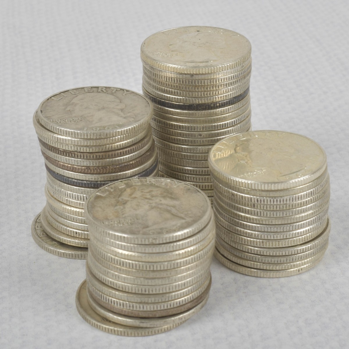 Washington Liberty Silver Quarters