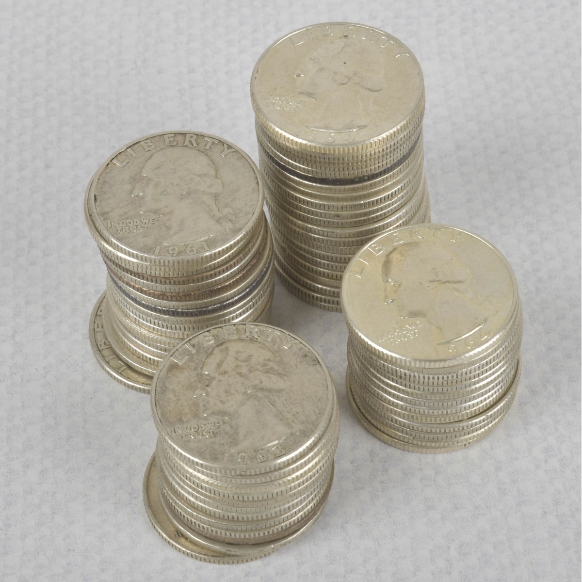 Washington Liberty Silver Quarters
