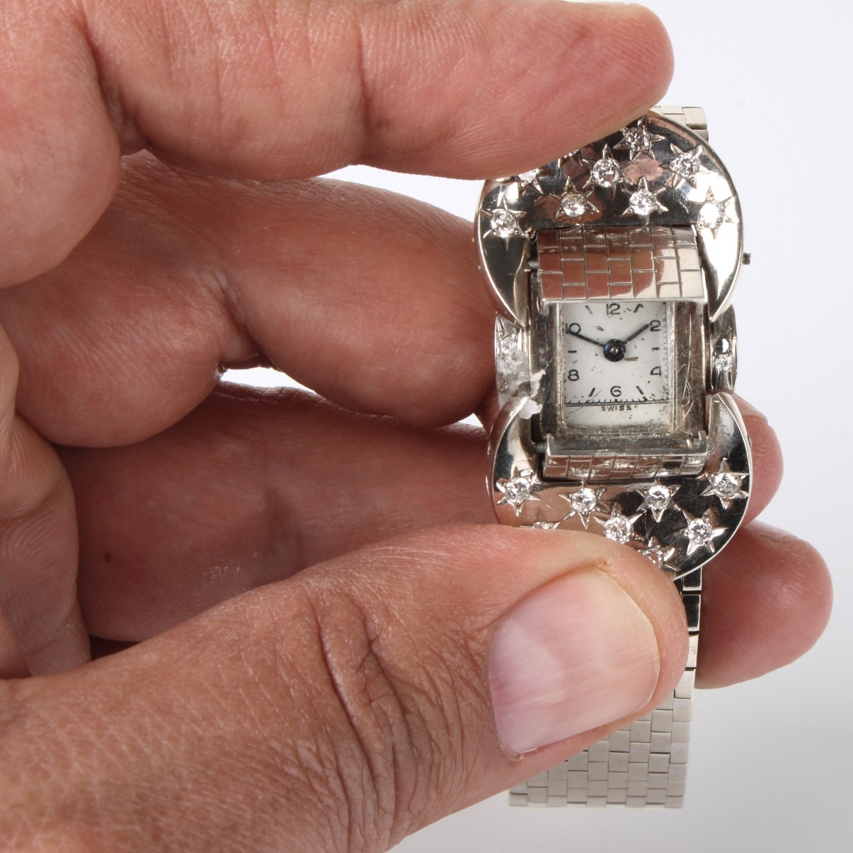 Diamond and 14K Watch