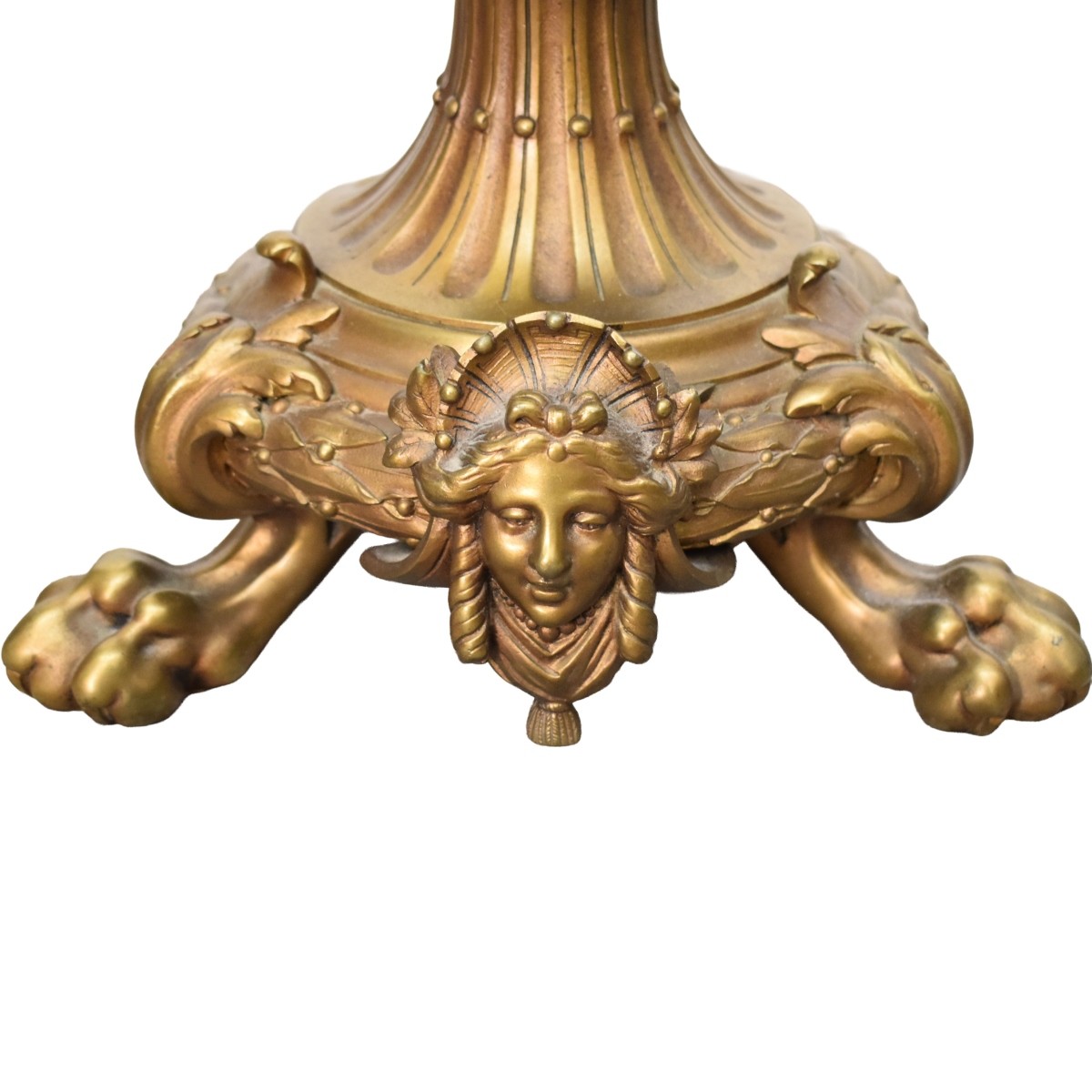 Large Gilt Bronze Candelabra