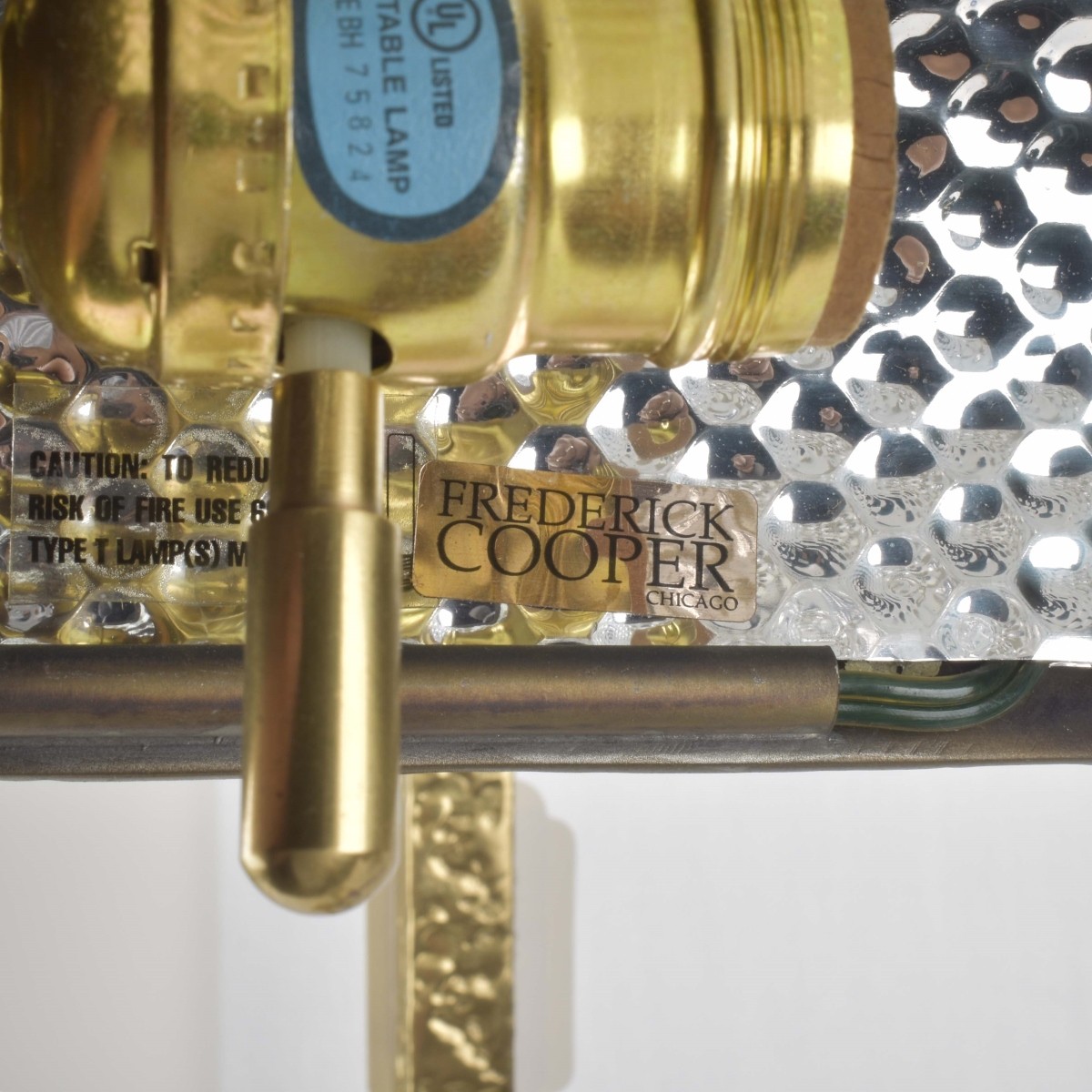 Frederick Cooper Brass Lamp