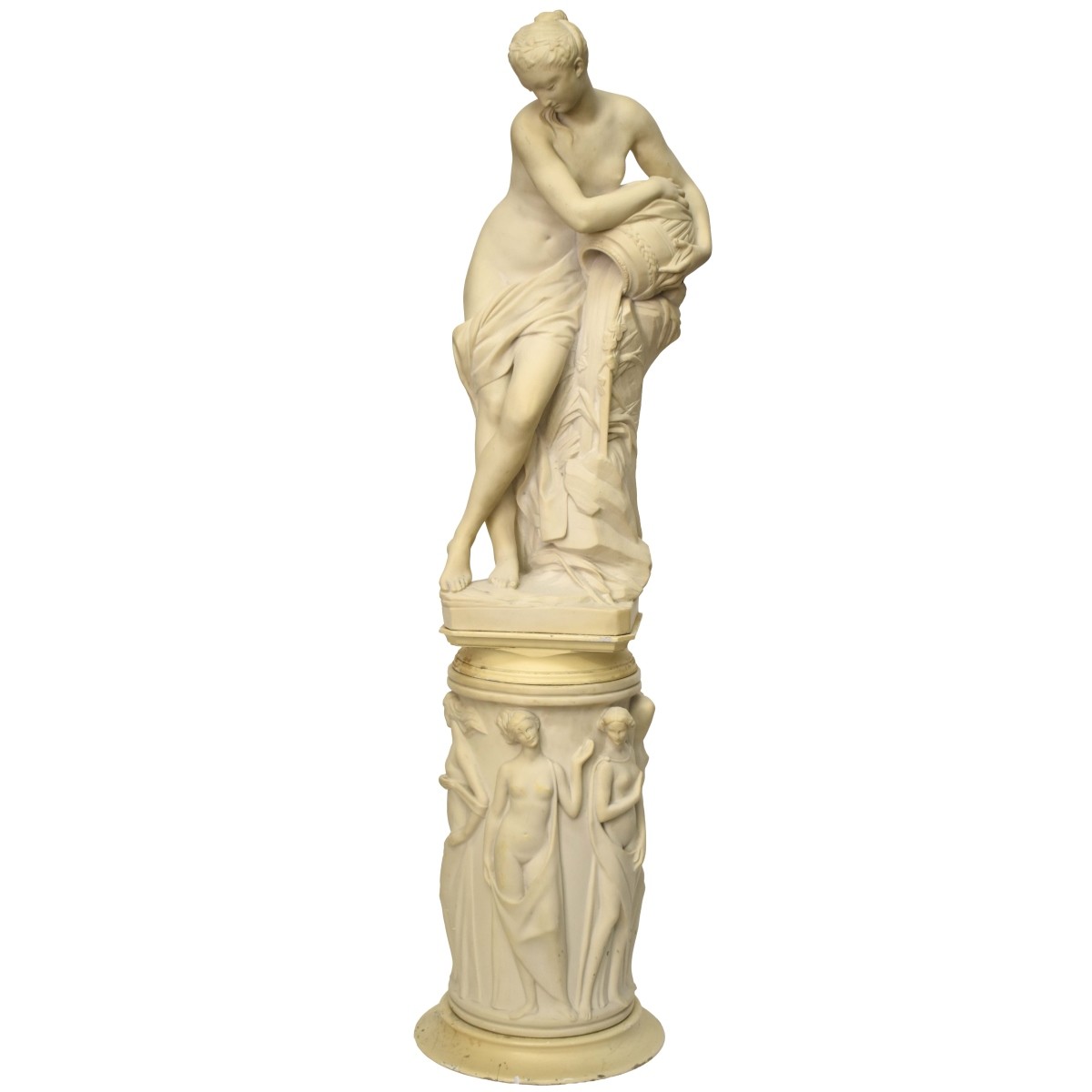 Art Nouveau Bathing Beauty Sculpture