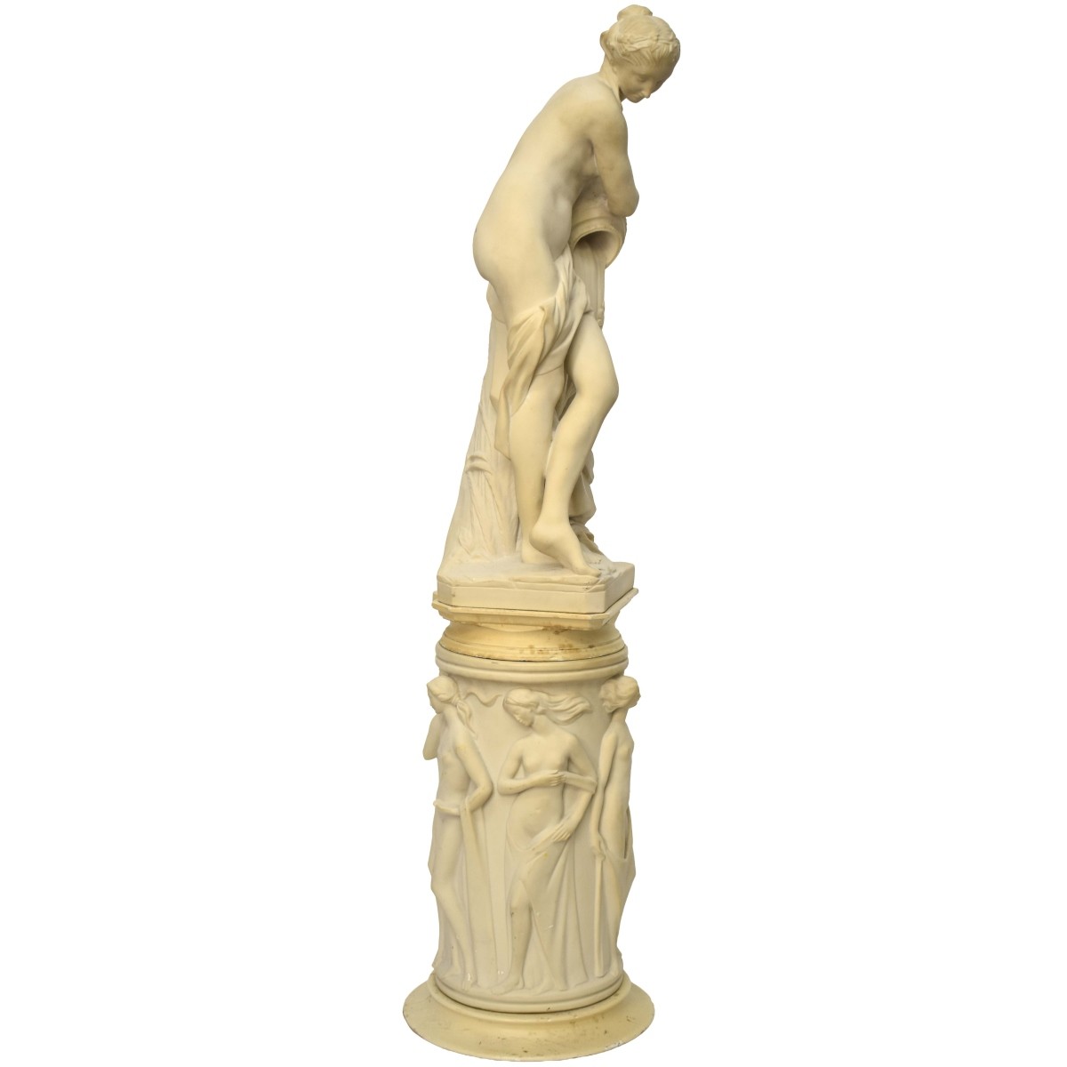 Art Nouveau Bathing Beauty Sculpture