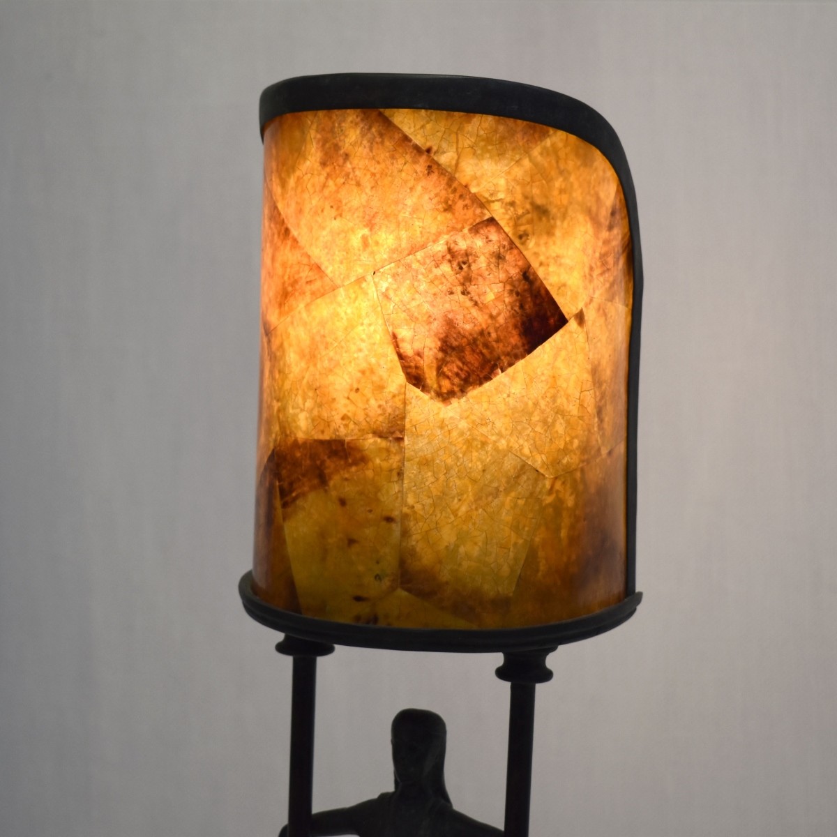 Maitland Smith Art Deco Bronze Lamp