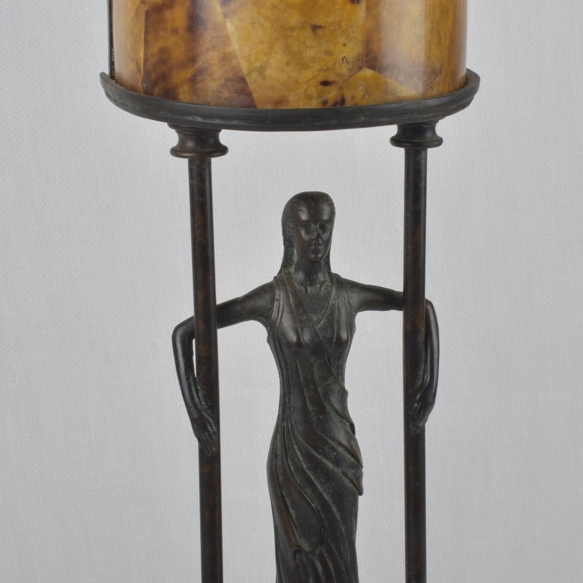 Maitland Smith Art Deco Bronze Lamp