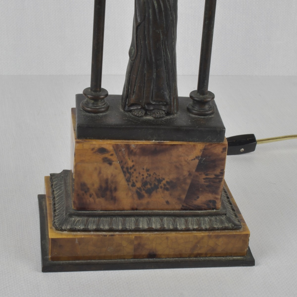 Maitland Smith Art Deco Bronze Lamp