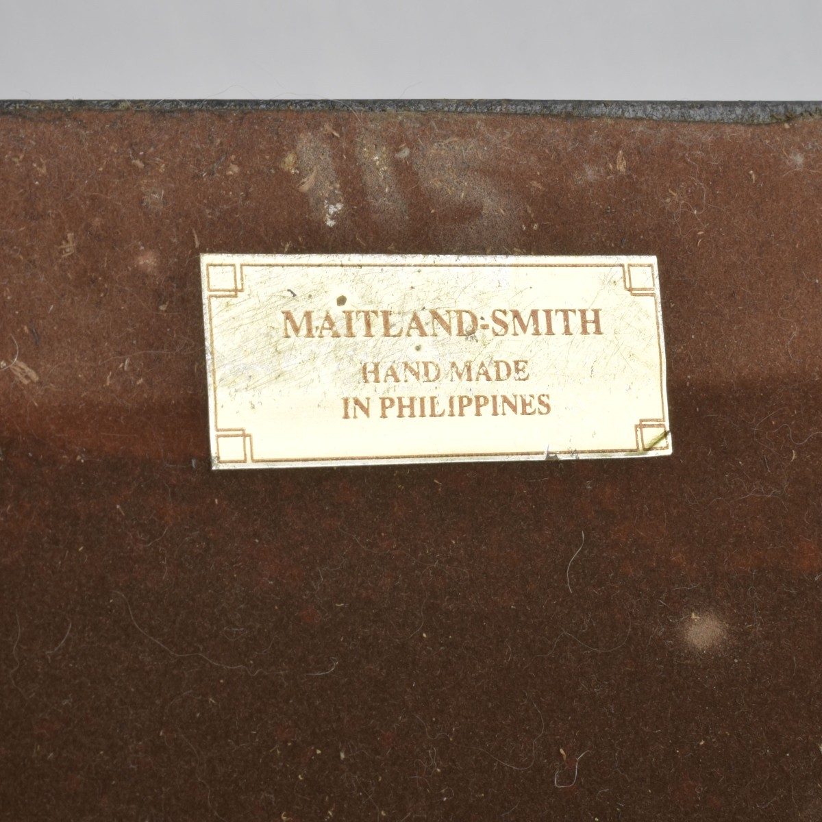 Maitland Smith Art Deco Bronze Lamp