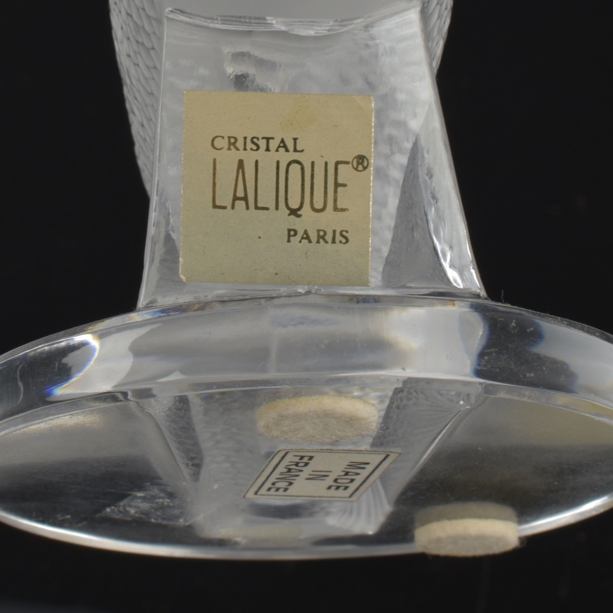 Lalique France Frosted Crystal Fish
