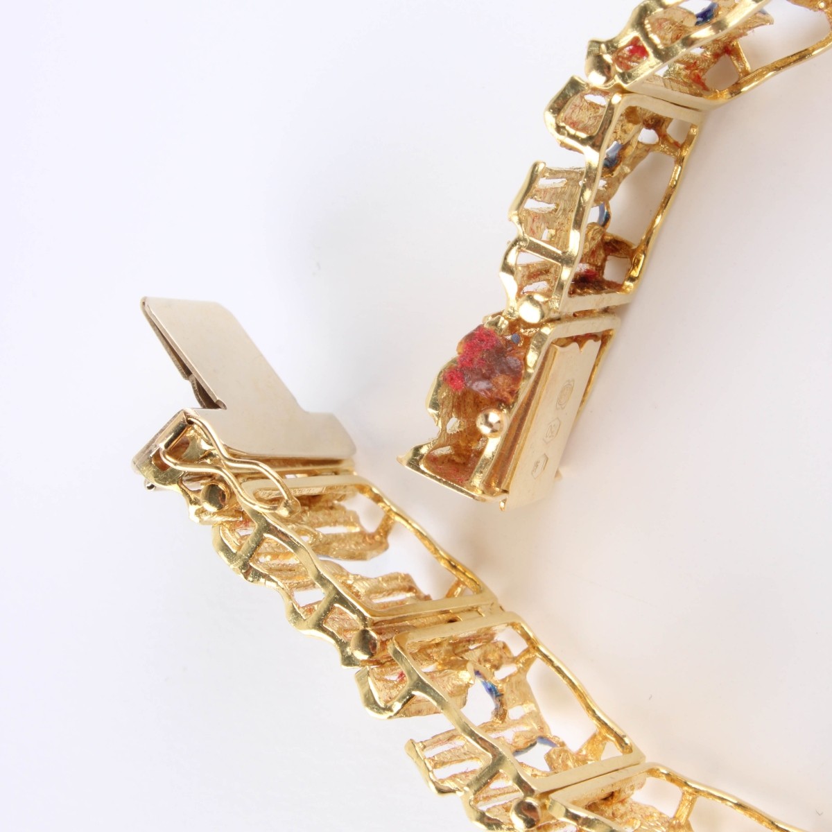 18K and Enamel Bracelet
