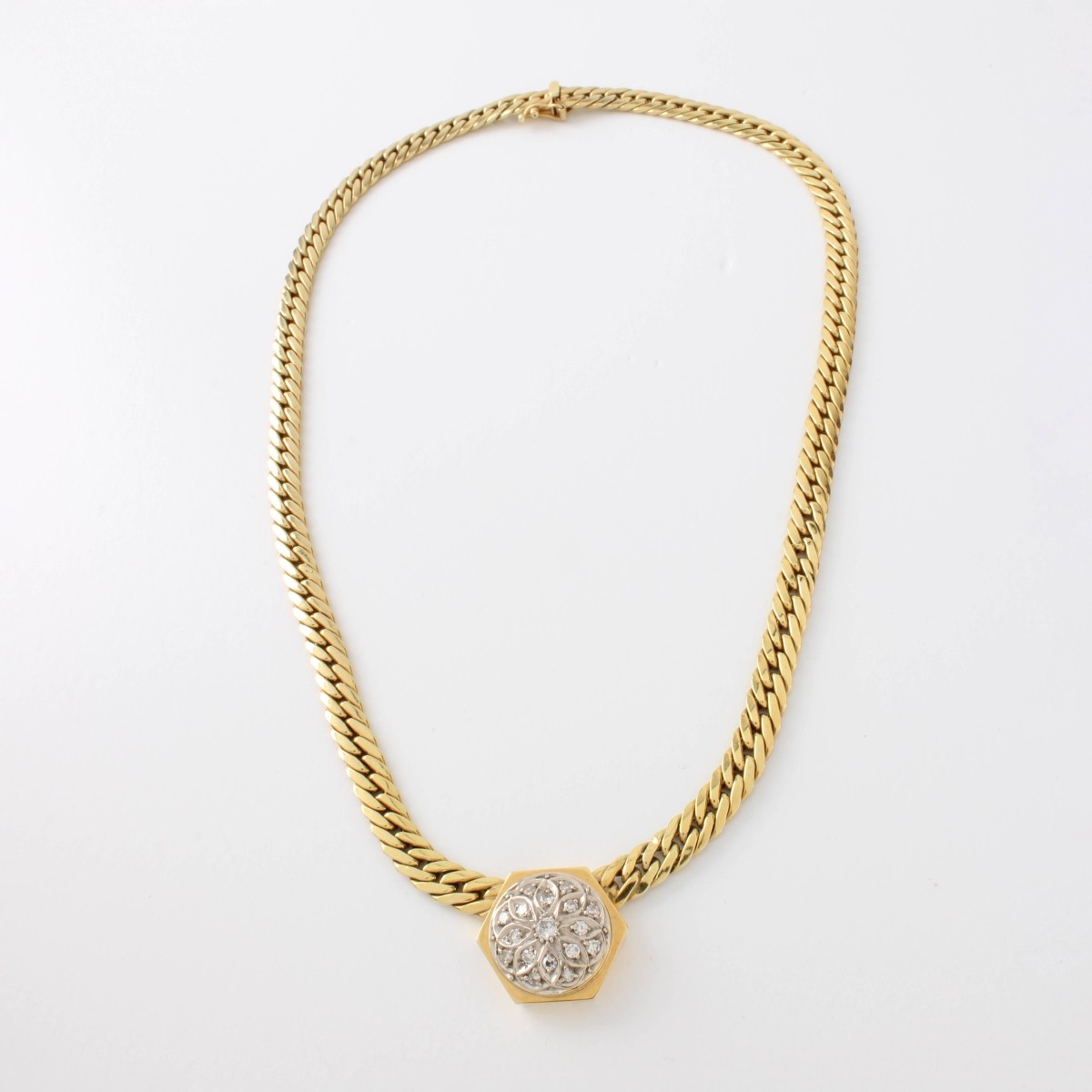 Diamond and 14K Necklace