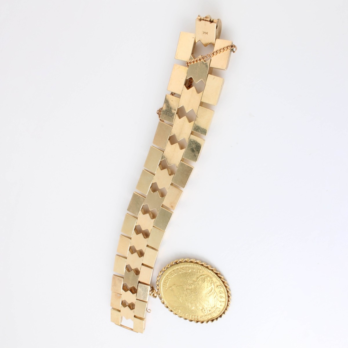 14/18K Charm Bracelet