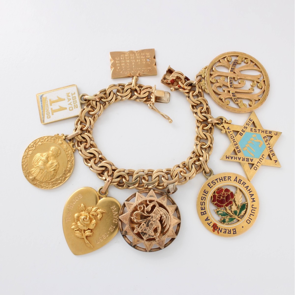 14K Charm Bracelet