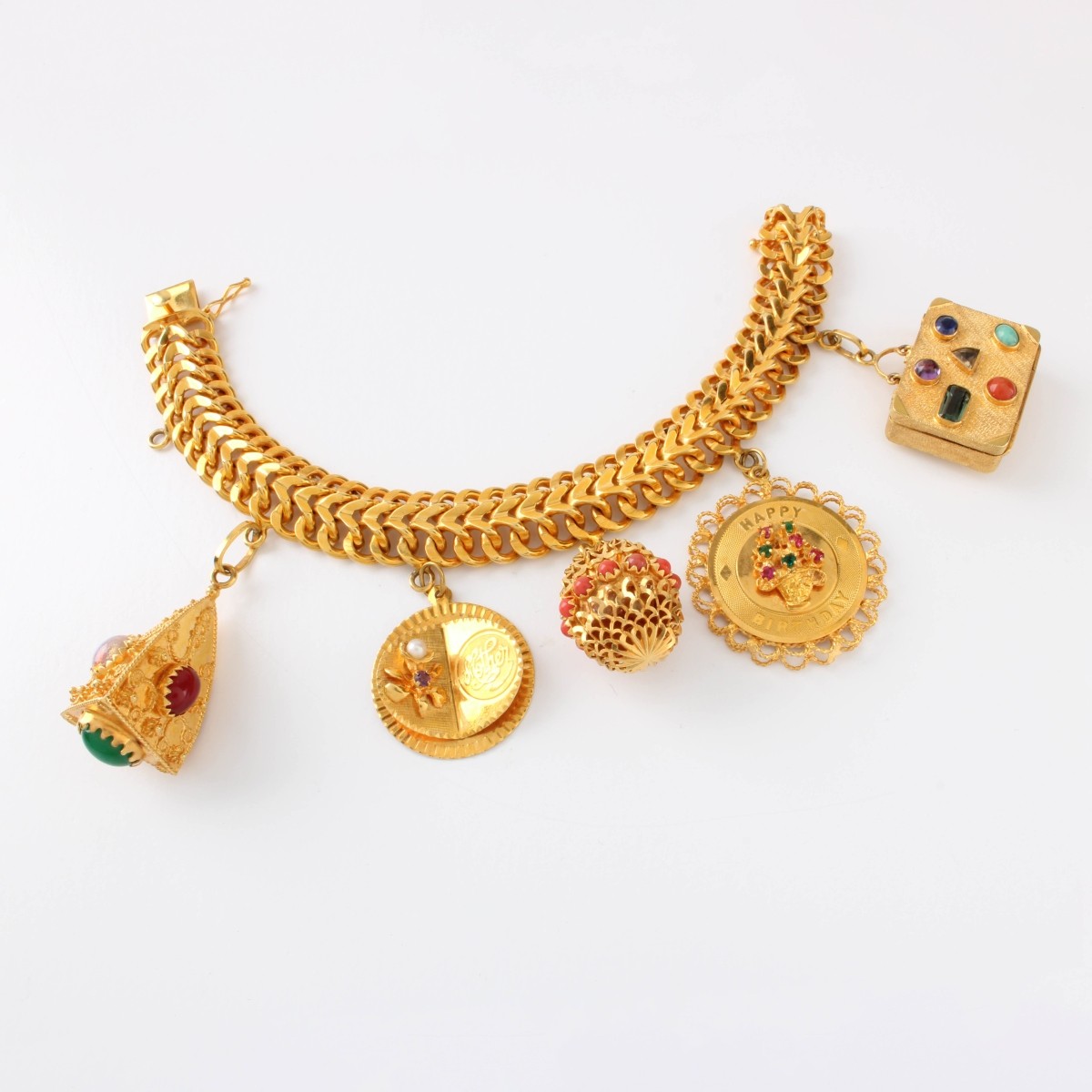 14K Charm Bracelet