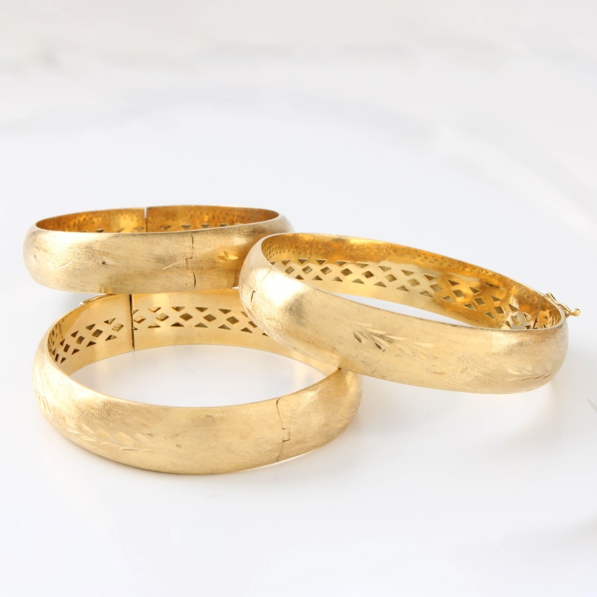 14K Bangle Bracelets