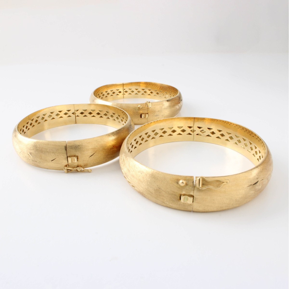 14K Bangle Bracelets