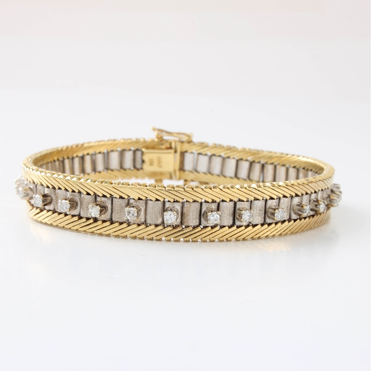 Diamond and 18K Bracelet