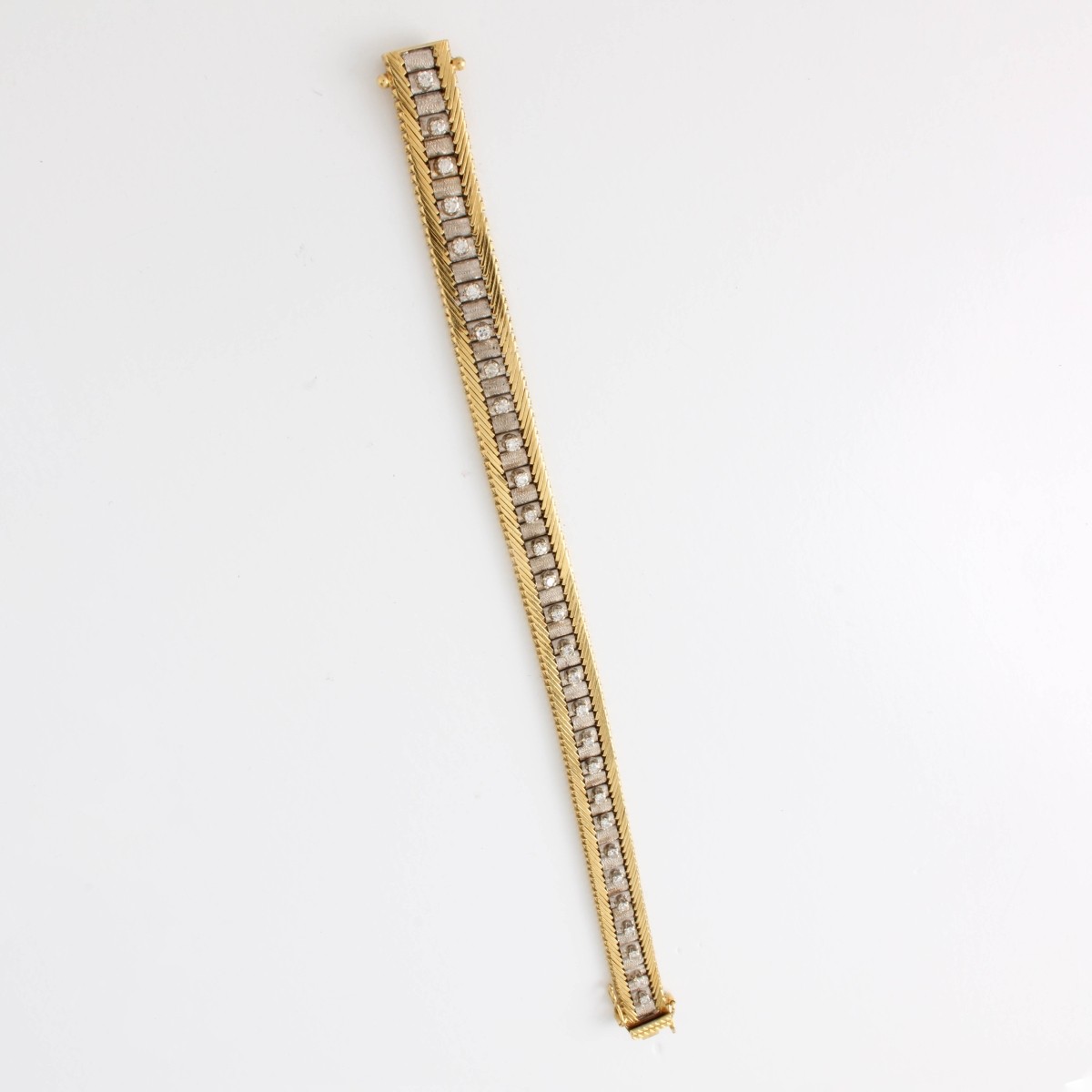 Diamond and 18K Bracelet