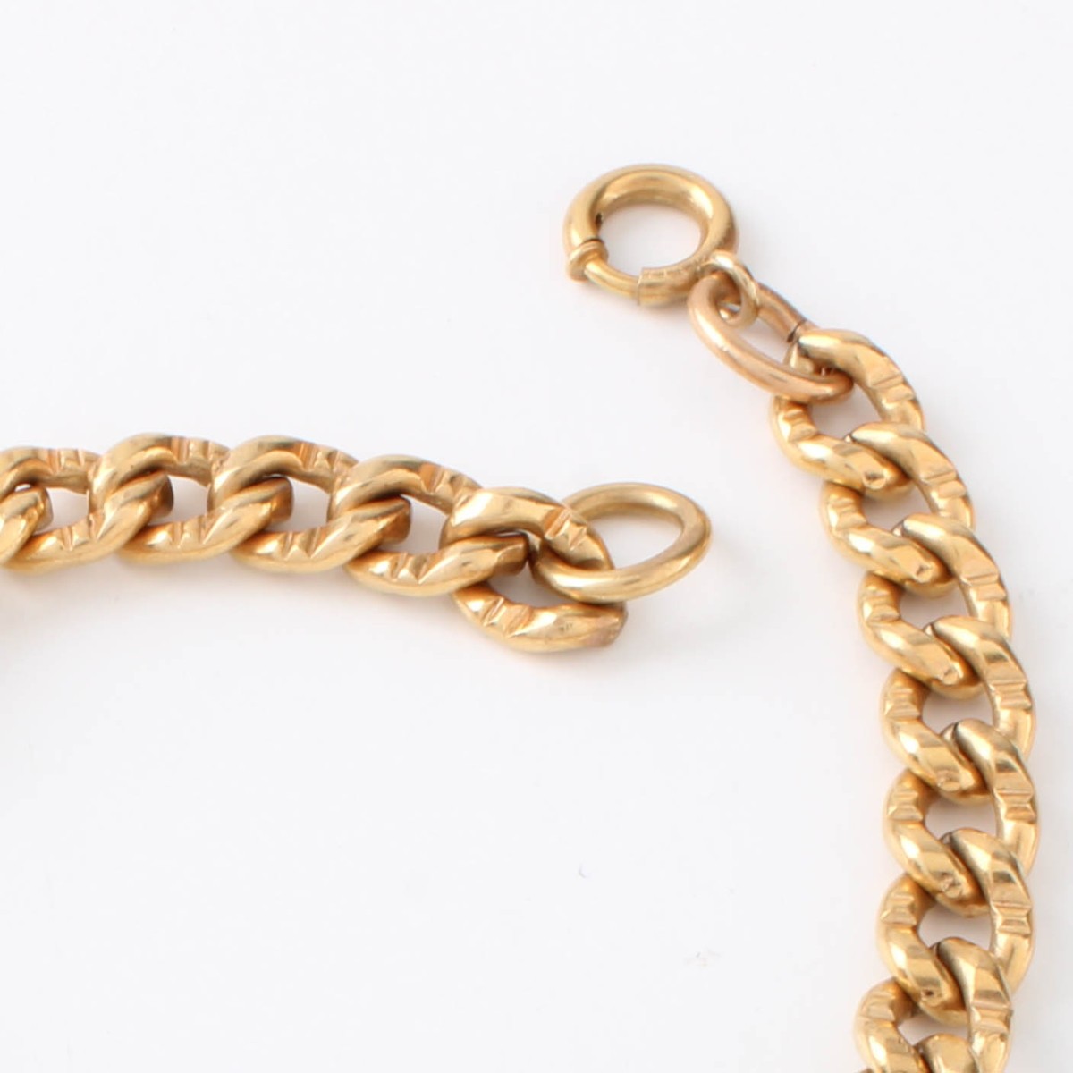 10K and Gold Coin Charm Bracelet