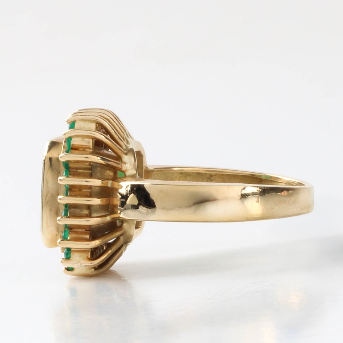 Emerald and 18K Ring