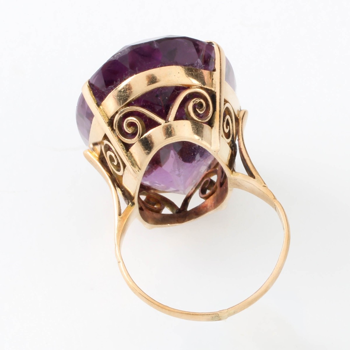 Amethyst and 18K Ring