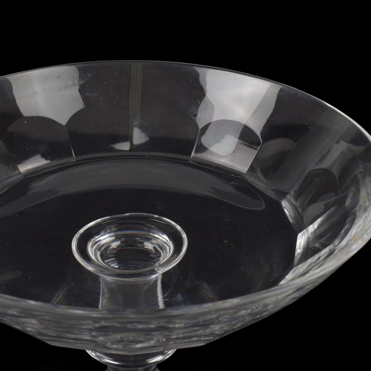 Val St. Lambert Crystal Compote