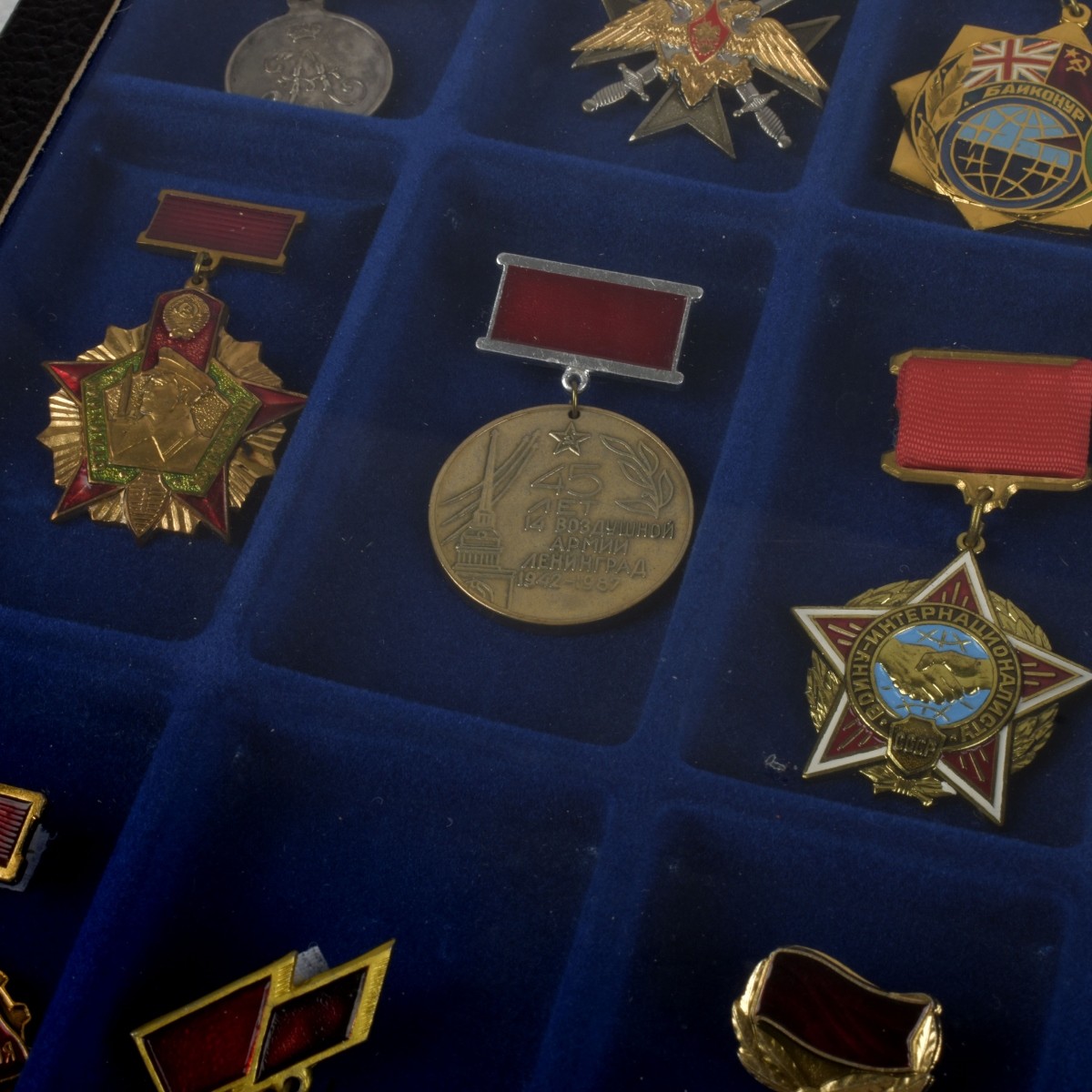 Russian and Bulgaria Medals and Badges