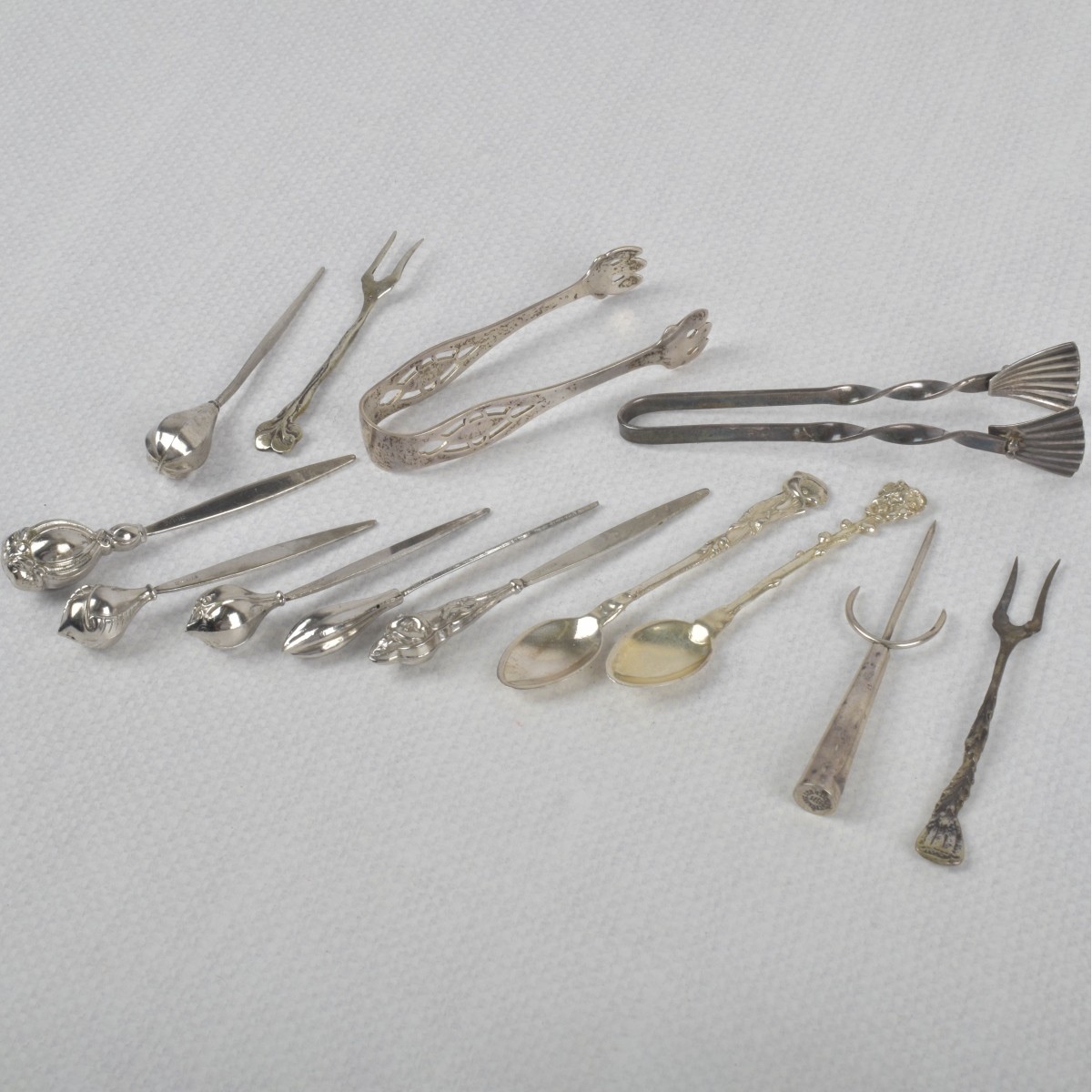 Lot of Small Sterling Serving Pieces