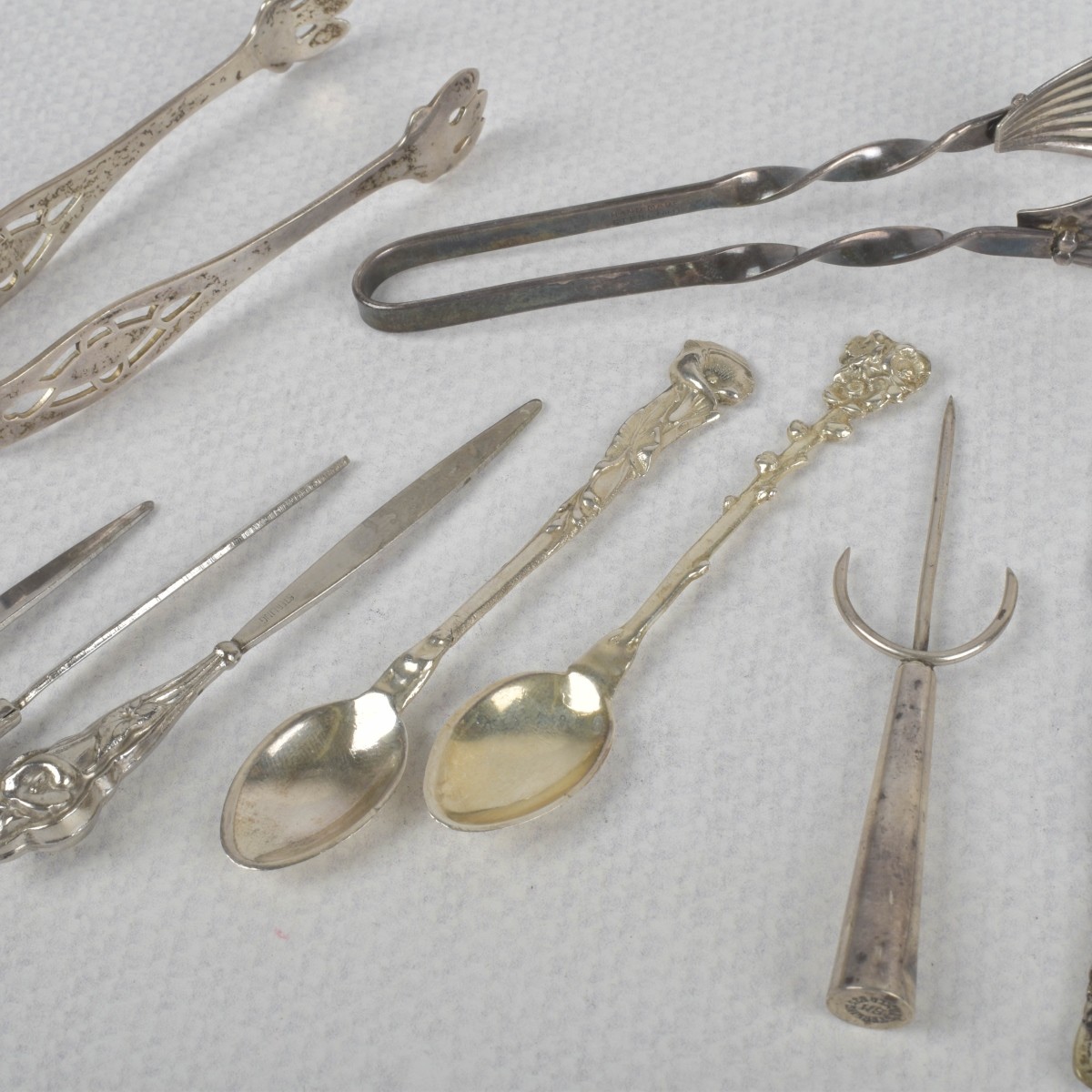 Lot of Small Sterling Serving Pieces