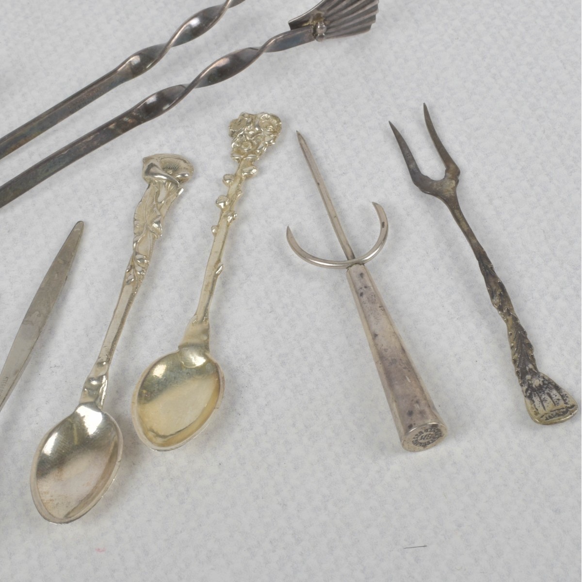 Lot of Small Sterling Serving Pieces