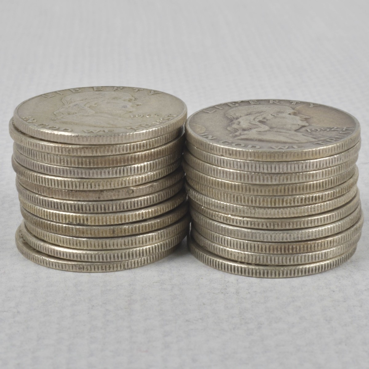 US Franklin Half-dollar Coins