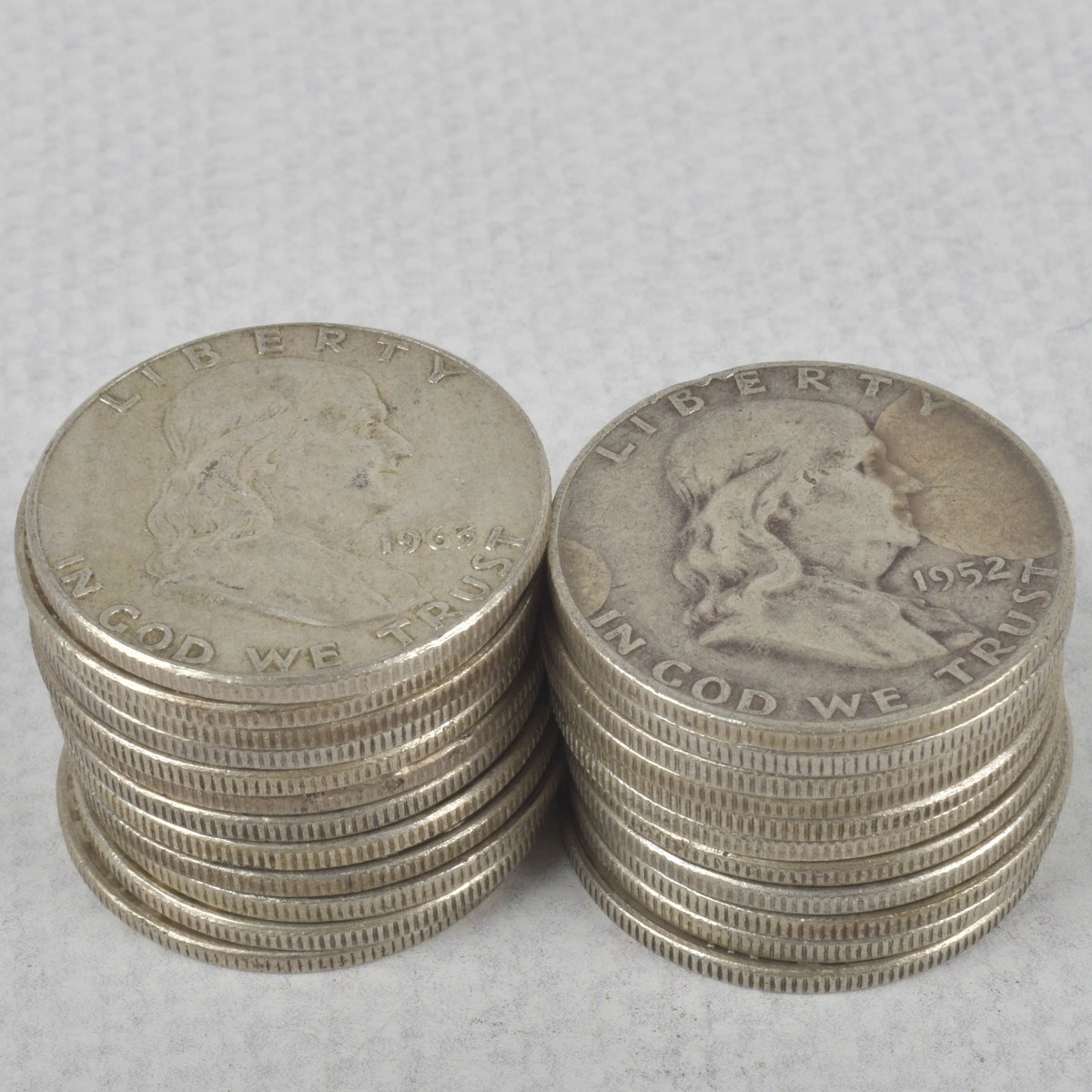 US Franklin Half-dollar Coins
