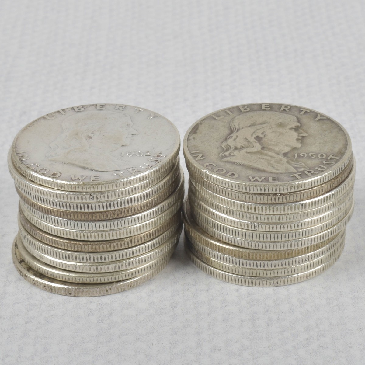 US Franklin Half-dollar Coins