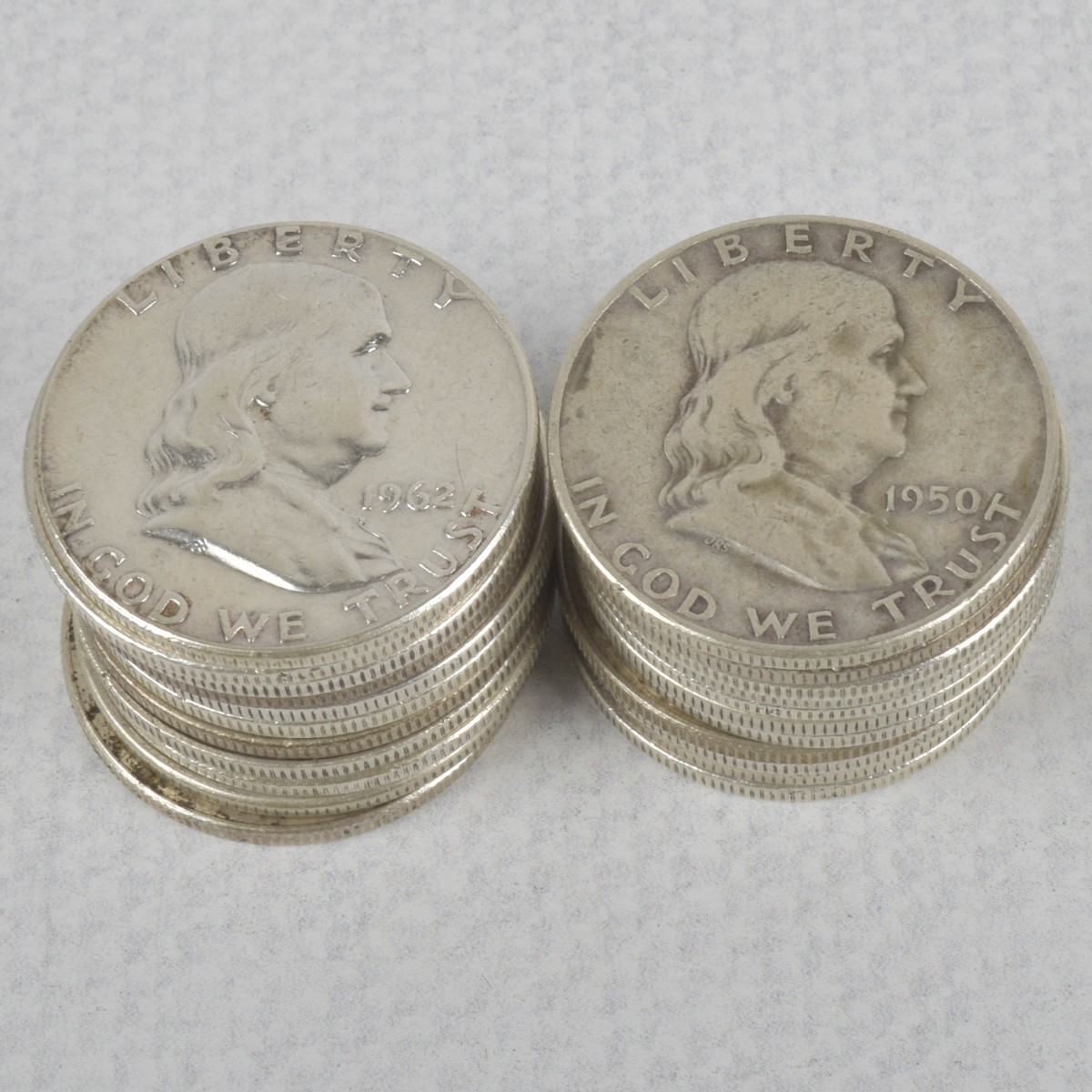 US Franklin Half-dollar Coins