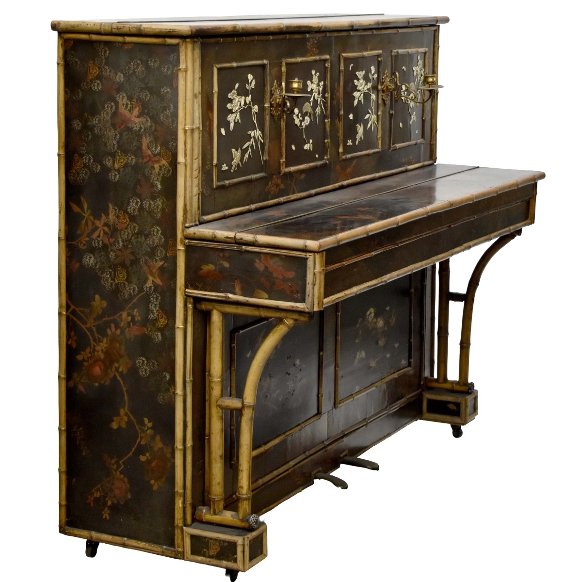 19th C. English Chinoiserie Piano